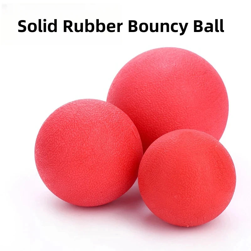 Bite Resistant Indestructible Solid Bouncy Rubber Balls for Dogs