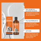 Natural Pet Shampoo Removes Odor & Tangles, Flea & Insect Repellent,