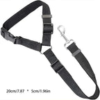 Adjustable 20cm 2-in-1 Nylon Pet Car Seat Belt Leash