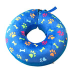 Soft Inflatable Dog Collar Post-Surgery Recovery Donut, Stops Licking Wounds