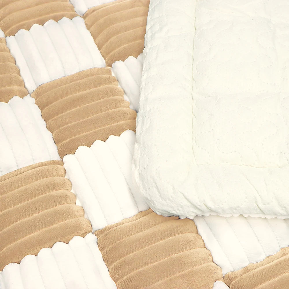 Pet Warm Bed Mat Scratchable Blanket Washable Cushion Couch Protector