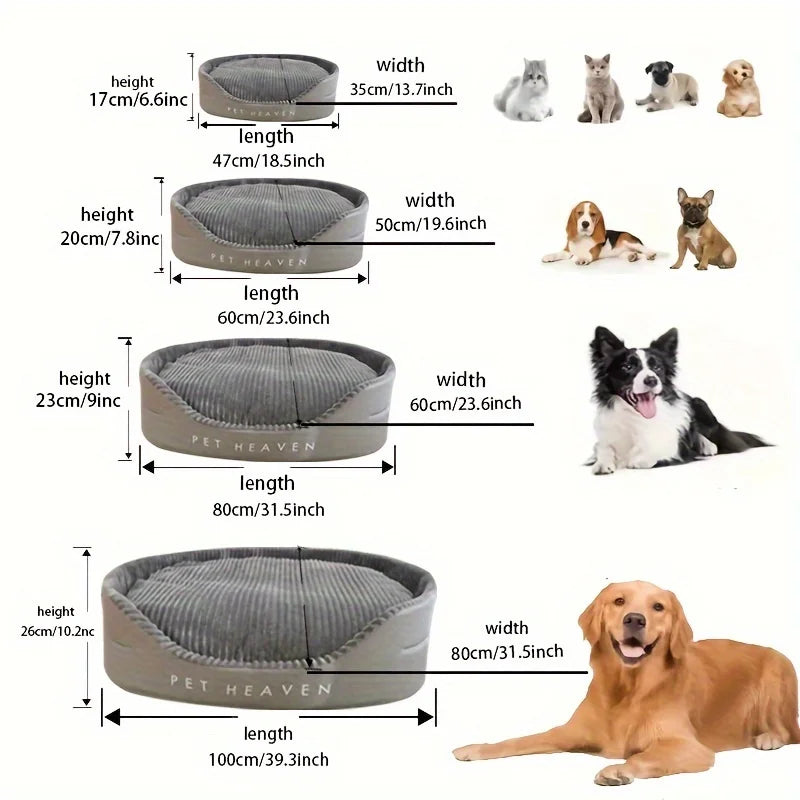 Small Medium Large Dogs Bed, Winter Indoor outdoor use Warm