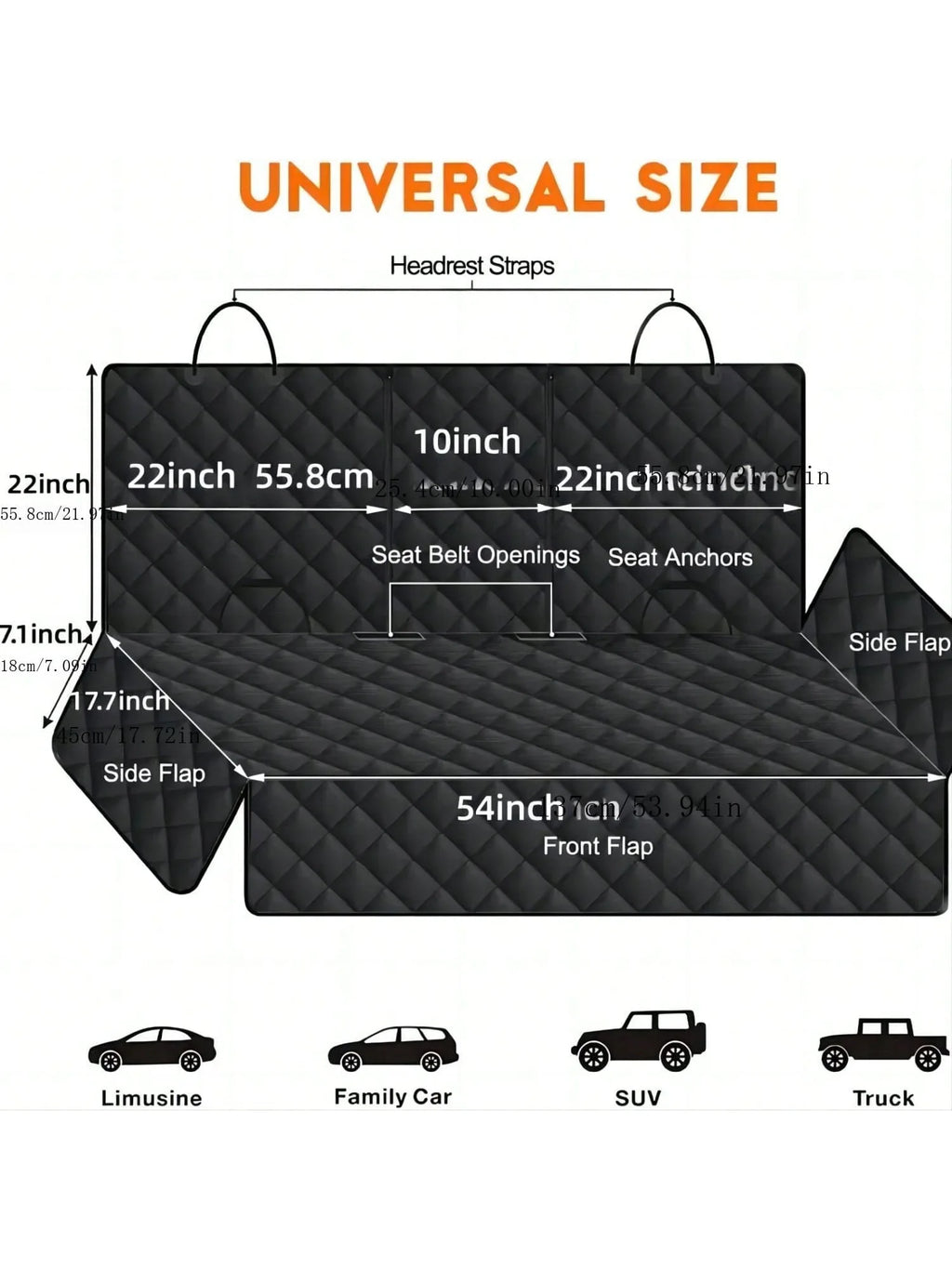Dog Waterproof Car Seat Cover