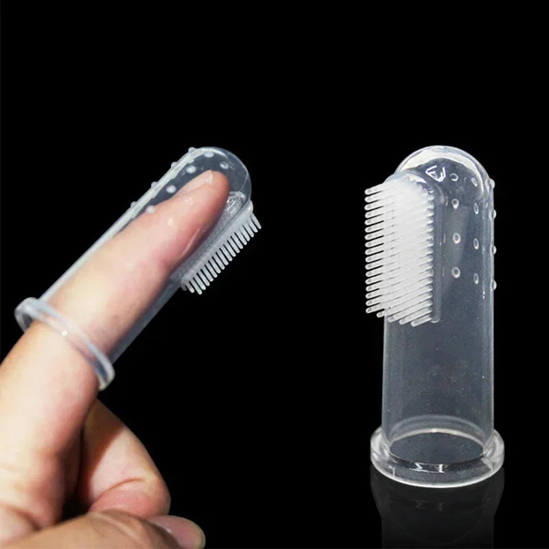 Ultra Soft Silicone Finger Toothbrush for Pets