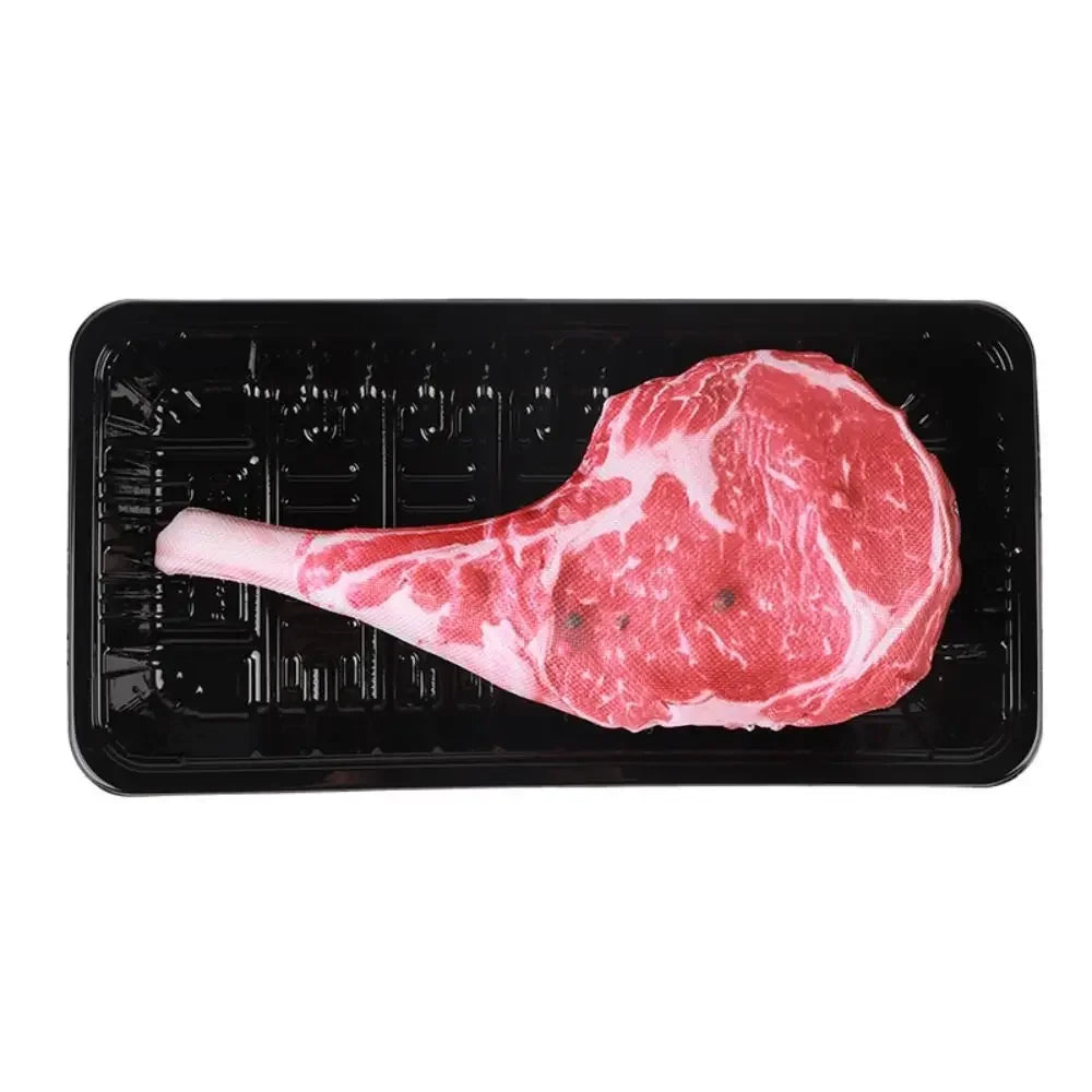 Simulation Squeaky Steak Bite-Resistant Bone Dog Toys