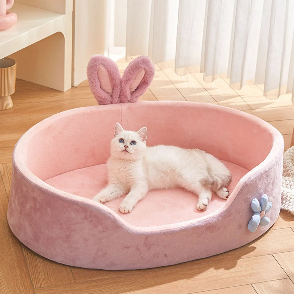 Dog Soft Detachable Washable Warm Sleeping Bed