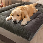 Oversized Rectangle Plush Pet Bed, Soft Polyester
