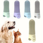 Soft Silicone Dog Toothbrush 360° Finger Toothbrush