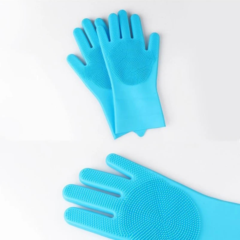 Dog bath Scrub brush Teddy silicone gloves anti-scratch and anti-bite bath