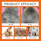 Natural Pet Shampoo Removes Odor & Tangles, Flea & Insect Repellent,
