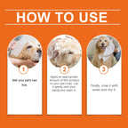 Natural Pet Shampoo Removes Odor & Tangles, Flea & Insect Repellent,