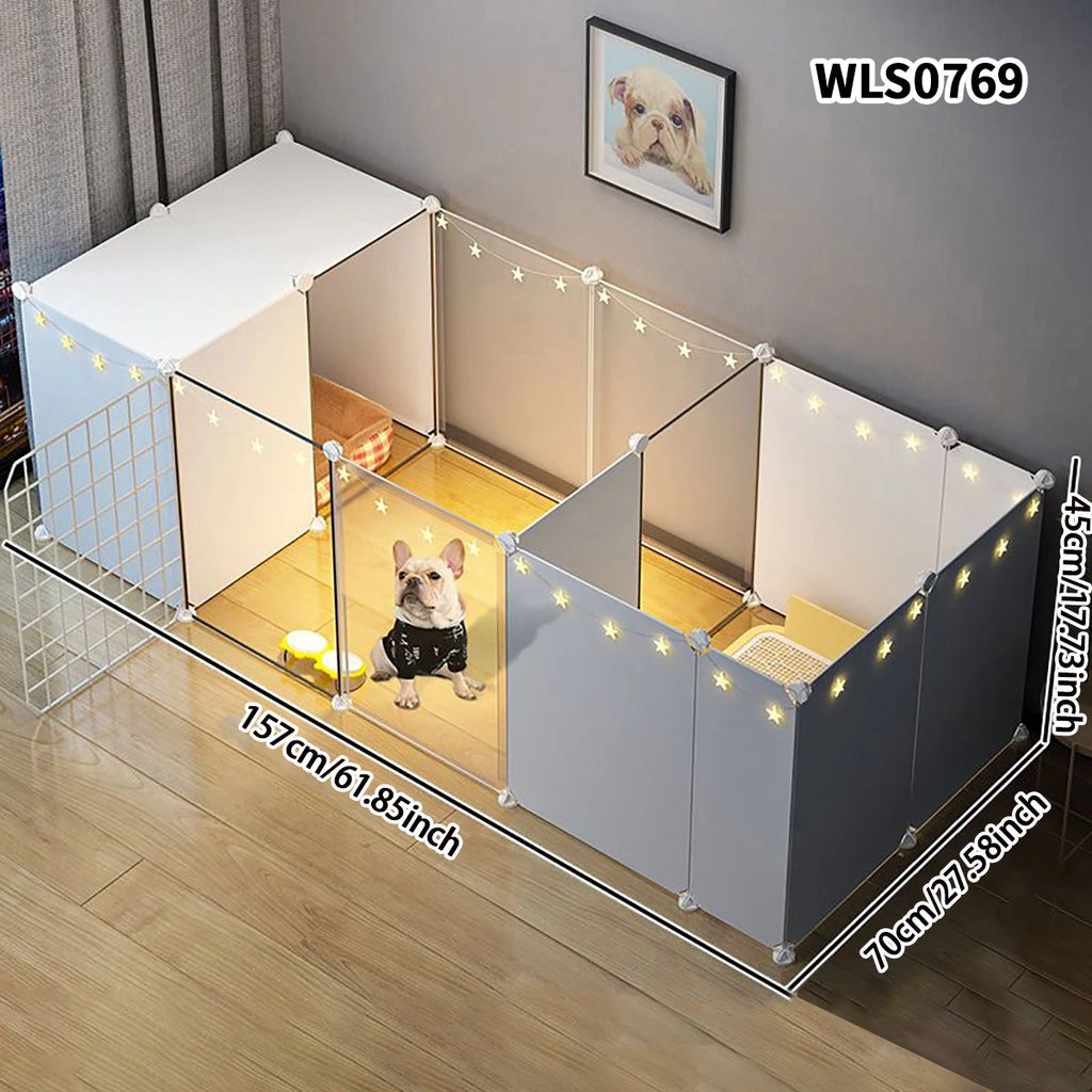 Iron Guardrail For Small Size Dogs Indoor Kennel Fence