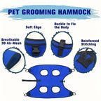 Pet Grooming Hammock Fixed Bath Bag for Nail Cutting Anti Scratch