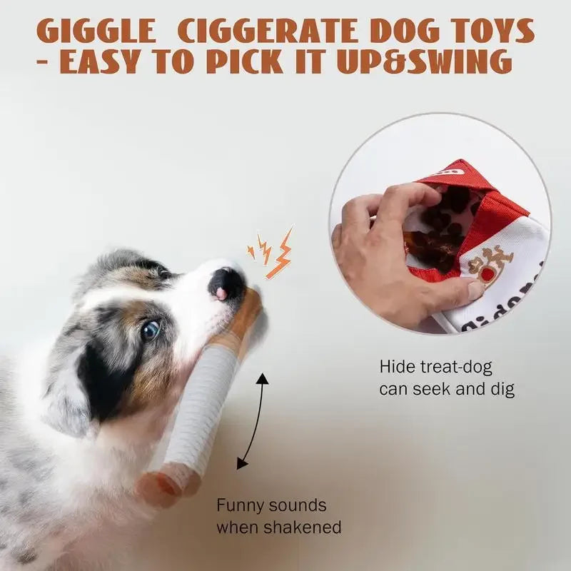 Funny Interactive Plush Giggling Chewing Dog Toys