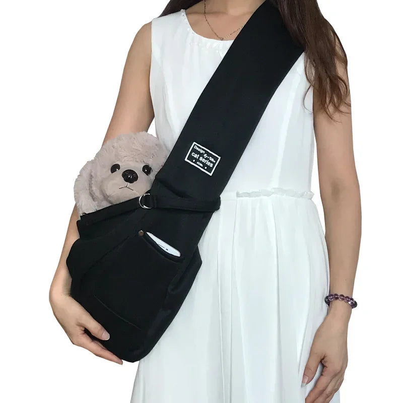 Comfortable Crossbody Shoulder Bag For Pets