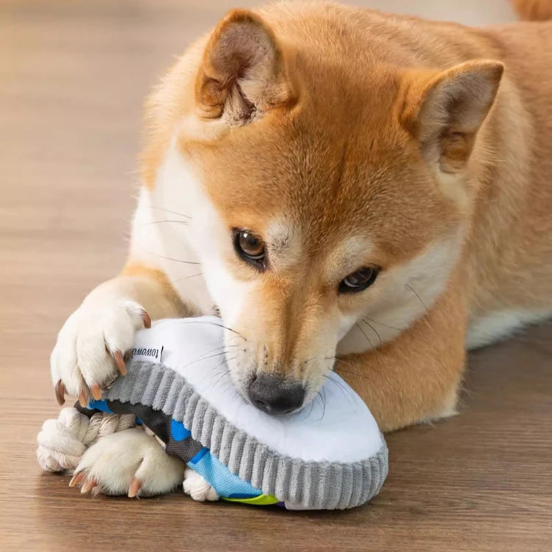 Teeth Grinding Bite Resistant Chew Squeaky Dog Toy