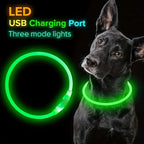 Luminous Anti-Lost Dog Collar USB Rechargeable Dog Led Light