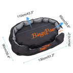 Dog Bed for All Season Calming Sleeping Cushion with Removable Cover