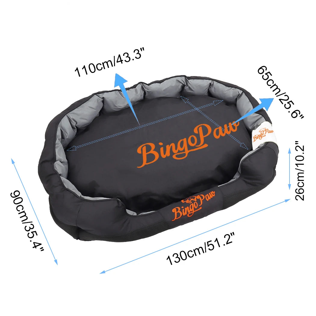Dog Bed for All Season Calming Sleeping Cushion with Removable Cover