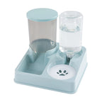Automatic Pet Feeder Water Dispenser Set, 2 In 1