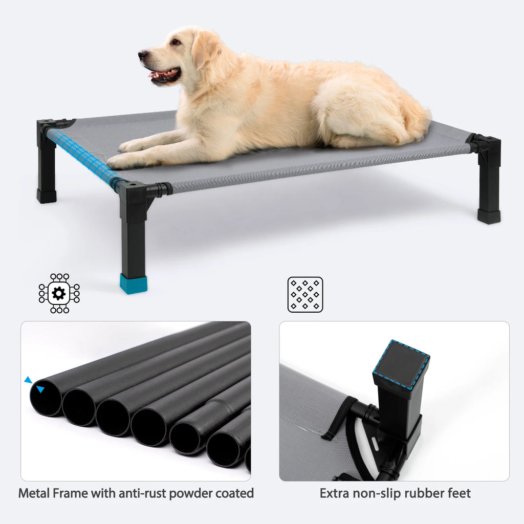 Elevated Washable Breathable Mesh Dog Bed